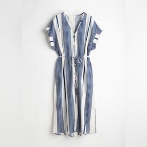 H&M Button Front Crepe Dress